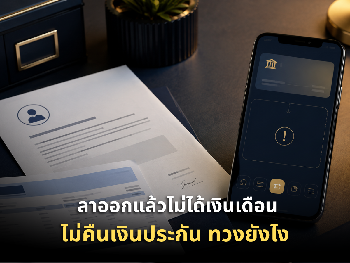 ลาออกแล้วไม่ได้เงินเดือน–ไม่คืนเงินประกัน ทวงยังไง