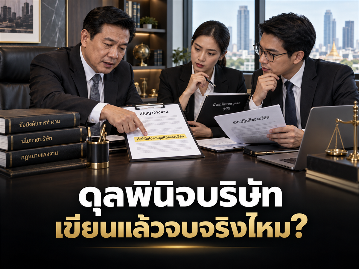 เขียนในสัญญาว่า “ทุกอย่างขึ้นอยู่กับดุลพินิจบริษัท” แล้วจบจริงไหม? 7 จุดที่ต้องเขียนให้ชัด