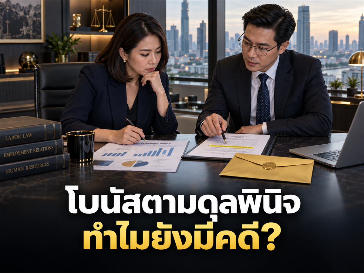 โบนัสเขียนว่า “ขึ้นอยู่กับผลประกอบการและดุลพินิจบริษัท” แต่ยังเกิดข้อพิพาทได้อย่างไร?