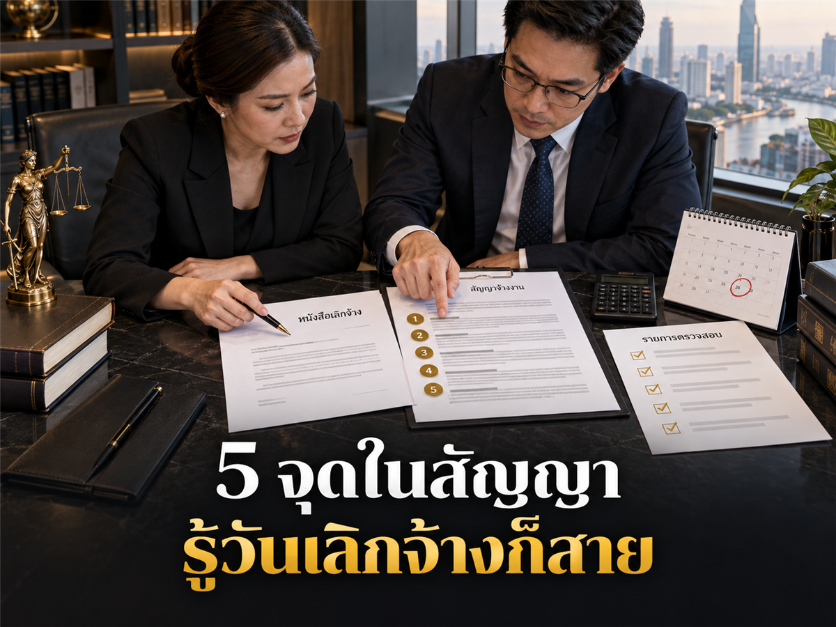 5 จุดในสัญญาจ้างที่นายจ้างมักเพิ่งรู้ว่ามีปัญหา “วันที่ต้องเลิกจ้าง”