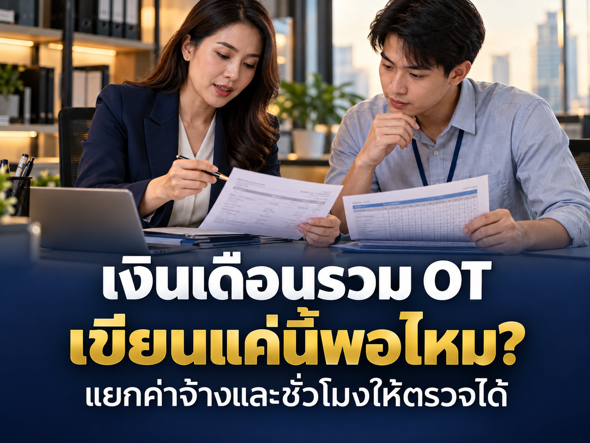 สัญญาระบุเงินเดือนรวม OT แล้ว ไม่ต้องจ่ายเพิ่มจริงไหม? ตรวจโครงสร้างค่าตอบแทนก่อนใช้
