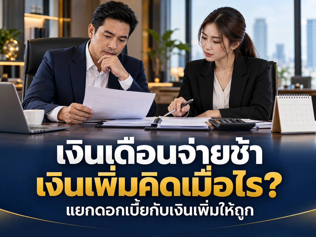 จ่ายเงินเดือนช้า ต้องจ่ายดอกเบี้ยและเงินเพิ่มทุกกรณีไหม? สัญญาจ้างควรกำหนดวันจ่ายอย่างไร
