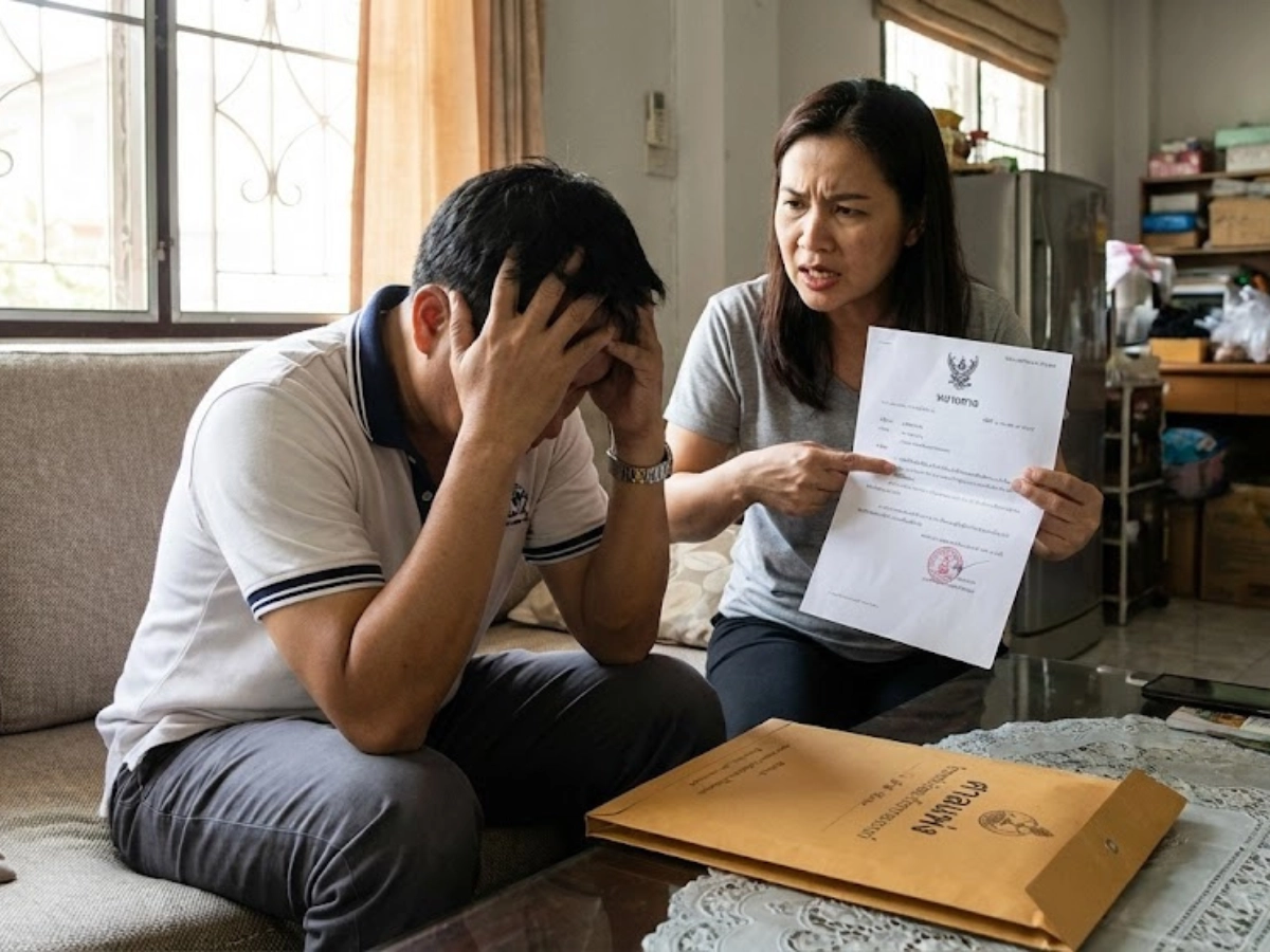 ผัว/เมีย แอบไปค้ำประกันให้เพื่อน จนหมายศาลมาที่บ้าน! เราต้อง 