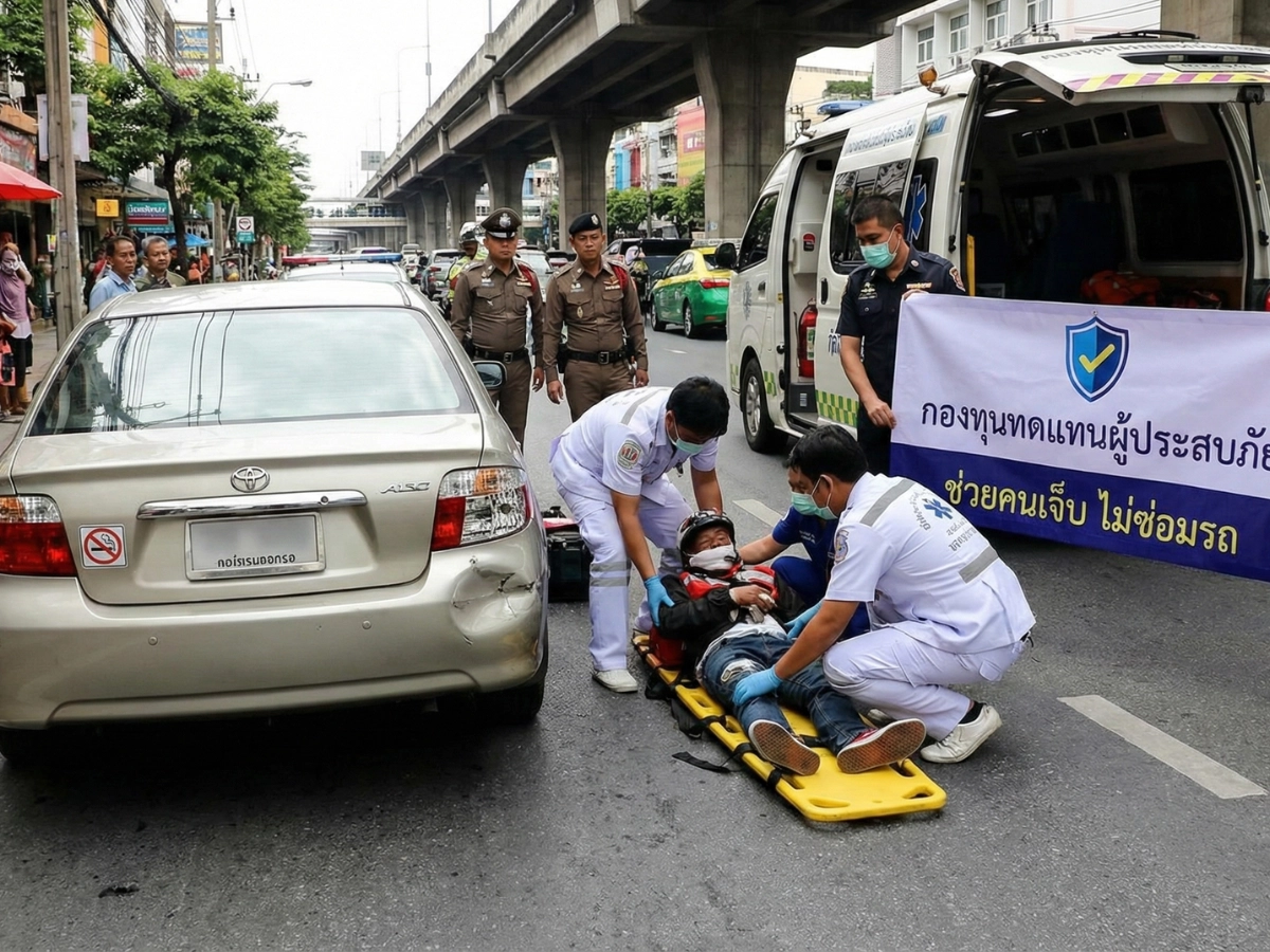 รถไม่มีประกันก็เบิกได้?  เจาะลึก "กองทุนทดแทนผู้ประสบภัย" ตาข่ายรองรับความปลอดภัยของคนใช้ถนน